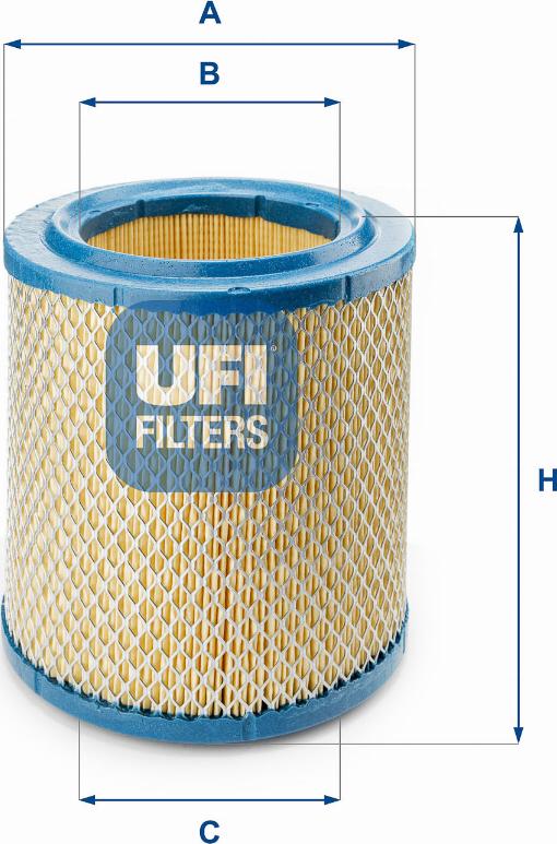 UFI 27.888.00 - Filtro aria www.autoricambi360.it