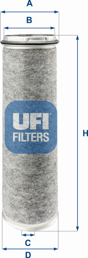 UFI 27.390.00 - Filtro aria www.autoricambi360.it