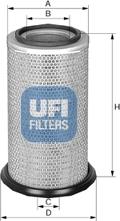 UFI 27.974.00 - Filtro aria www.autoricambi360.it