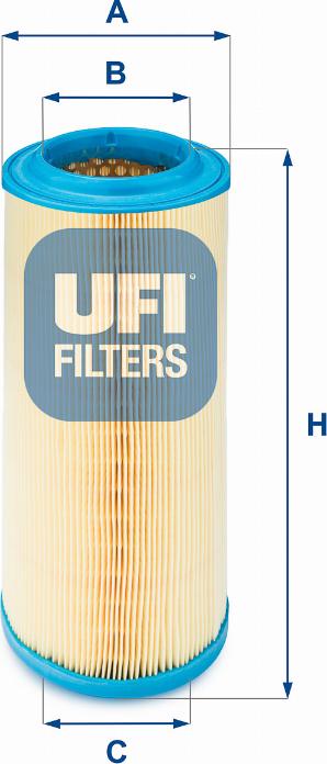 UFI 27.341.00 - Filtro aria www.autoricambi360.it