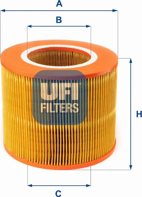 UFI 27.354.00 - Filtro aria www.autoricambi360.it