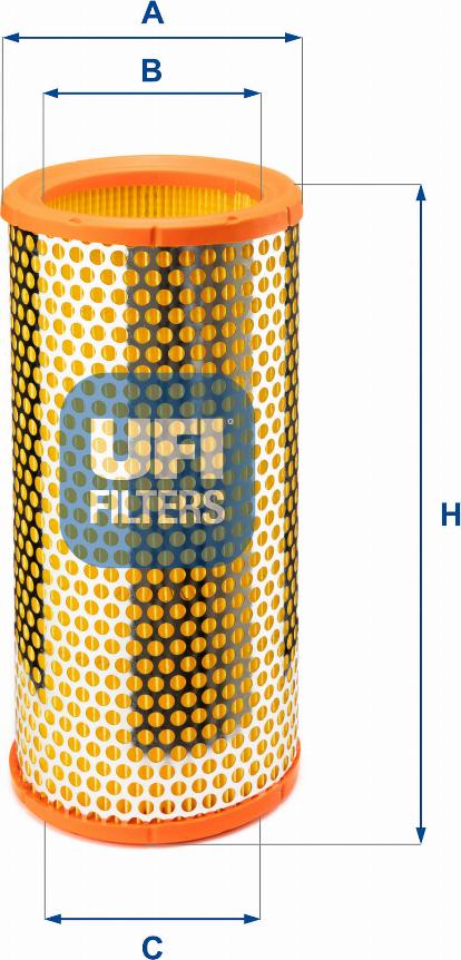 UFI 27.253.00 - Filtro aria www.autoricambi360.it