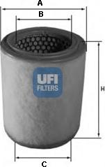 UFI 27.890.00 - Filtro aria www.autoricambi360.it