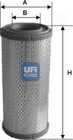 UFI 27.395.00 - Filtro aria www.autoricambi360.it