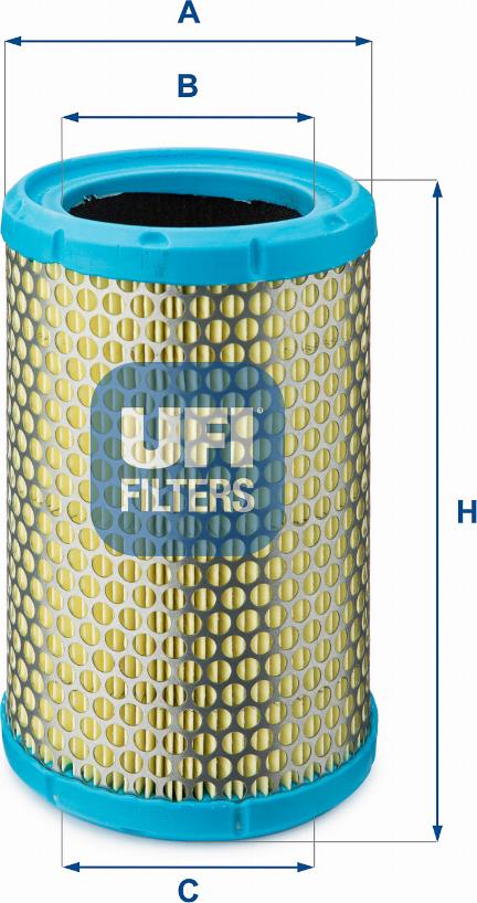 UFI 27.273.00 - Filtro aria www.autoricambi360.it