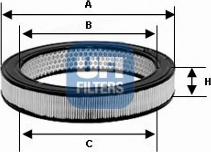 UFI 27.744.00 - Filtro aria www.autoricambi360.it