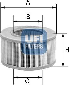 UFI 27.752.00 - Filtro aria www.autoricambi360.it