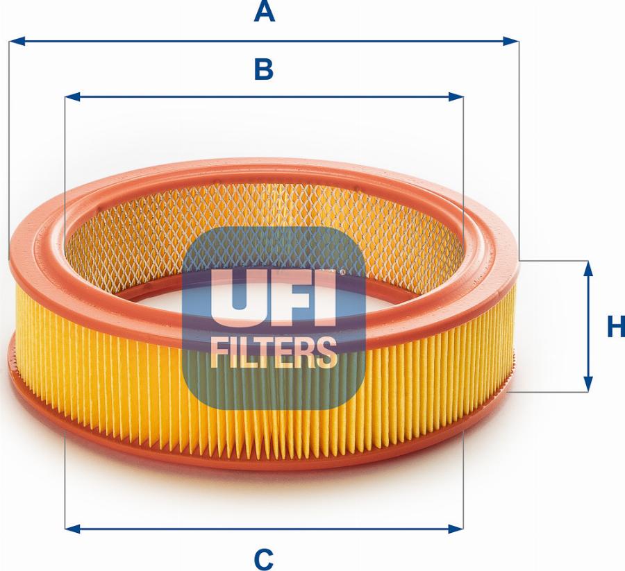 UFI 27.719.00 - Filtro aria www.autoricambi360.it
