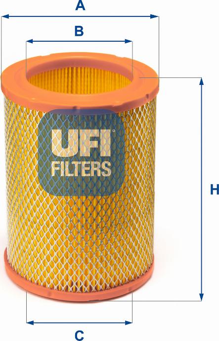 UFI 27.731.00 - Filtro aria www.autoricambi360.it