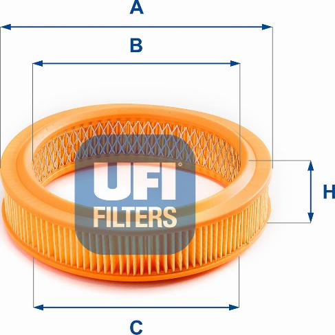 UFI 27.728.00 - Filtro aria www.autoricambi360.it