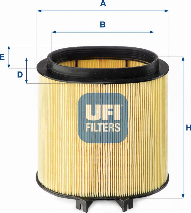 UFI 27.A91.00 - Filtro aria www.autoricambi360.it