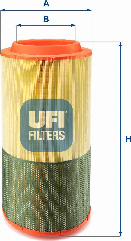 UFI 27.A50.00 - Filtro aria www.autoricambi360.it
