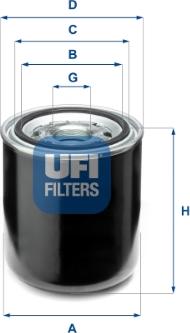 UFI 27.A66.00 - Cartuccia essiccatore aria, Imp. aria compressa www.autoricambi360.it