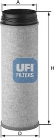 UFI 27.A04.00 - Filtro aria secondaria www.autoricambi360.it