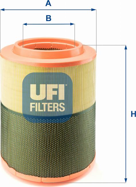 UFI 27.A03.00 - Filtro aria www.autoricambi360.it