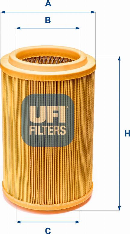 UFI 27.E34.00 - Filtro aria www.autoricambi360.it