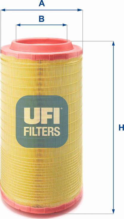 UFI 27.E35.00 - Filtro aria www.autoricambi360.it