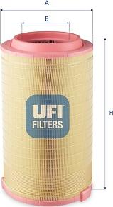 UFI 27.F29.00 - Filtro aria www.autoricambi360.it