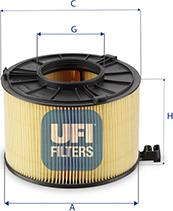 UFI 27.G10.00 - Filtro aria www.autoricambi360.it