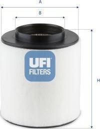 UFI 27.J31.00 - Filtro aria www.autoricambi360.it