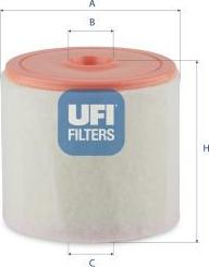 UFI 27.J38.00 - Filtro aria www.autoricambi360.it