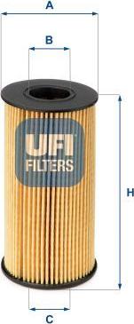UFI 25.094.00 - Filtro olio www.autoricambi360.it