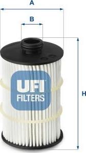 UFI 25.090.00 - Filtro olio www.autoricambi360.it