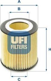 UFI 25.058.00 - Filtro olio www.autoricambi360.it