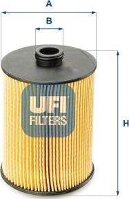 UFI 25.089.00 - Filtro olio www.autoricambi360.it