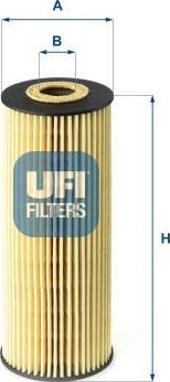 UFI 25.162.00 - Filtro olio www.autoricambi360.it