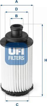 UFI 25.118.00 - Filtro olio www.autoricambi360.it