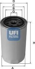 UFI 23.464.00 - Filtro olio www.autoricambi360.it