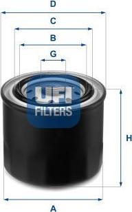 UFI 23.259.00 - Filtro olio www.autoricambi360.it