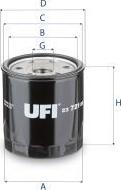 UFI 23.721.00 - Filtro olio www.autoricambi360.it