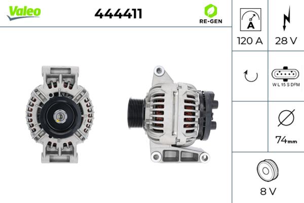 VALEO 444411 - Alternatore www.autoricambi360.it