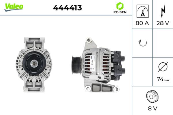 VALEO 444413 - Alternatore www.autoricambi360.it