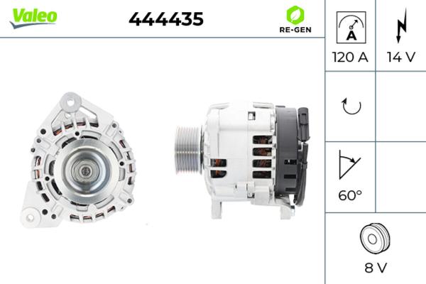 VALEO 444435 - Alternatore www.autoricambi360.it