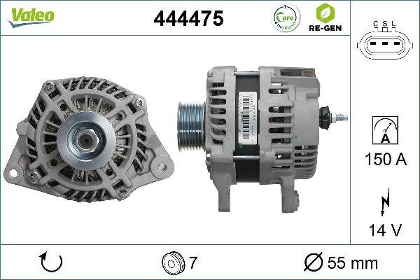 Valeo 444475 - Alternatore www.autoricambi360.it