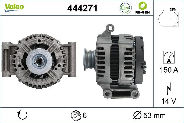 VALEO 444271 - Alternatore www.autoricambi360.it