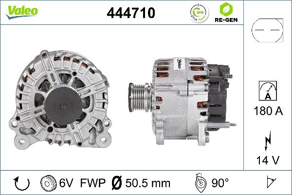VALEO 444710 - Alternatore www.autoricambi360.it