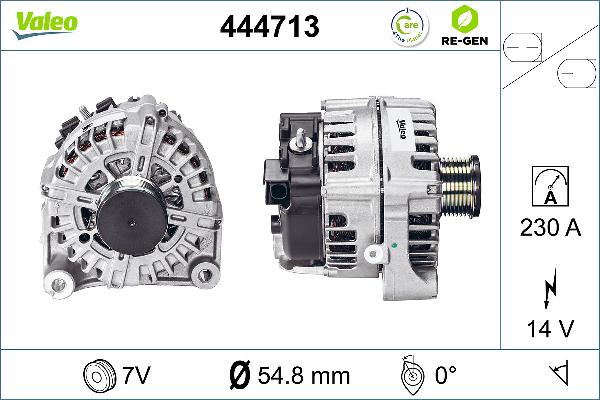 VALEO 444713 - Alternatore www.autoricambi360.it