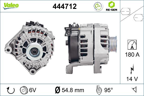 VALEO 444712 - Alternatore www.autoricambi360.it