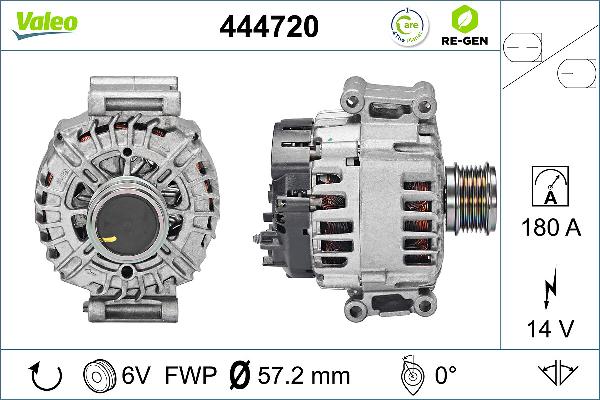 VALEO 444720 - Alternatore www.autoricambi360.it