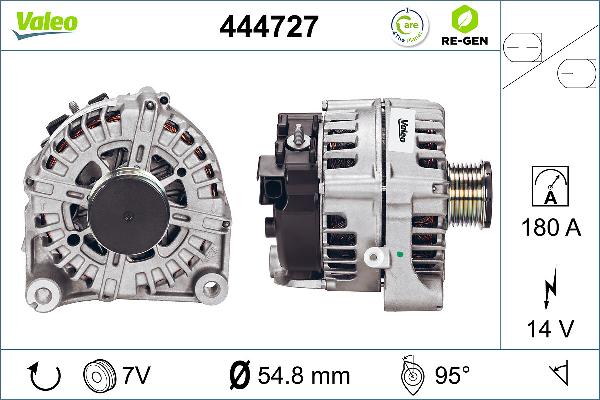 VALEO 444727 - Alternatore www.autoricambi360.it
