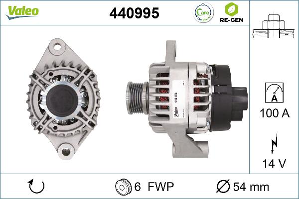 VALEO 440995 - Alternatore www.autoricambi360.it