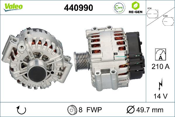 VALEO 440990 - Alternatore www.autoricambi360.it