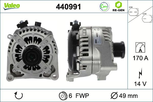 VALEO 440991 - Alternatore www.autoricambi360.it