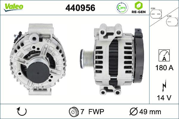 VALEO 440956 - Alternatore www.autoricambi360.it