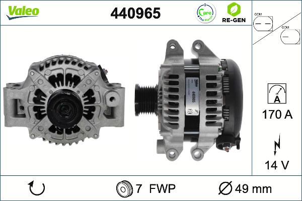 VALEO 440965 - Alternatore www.autoricambi360.it