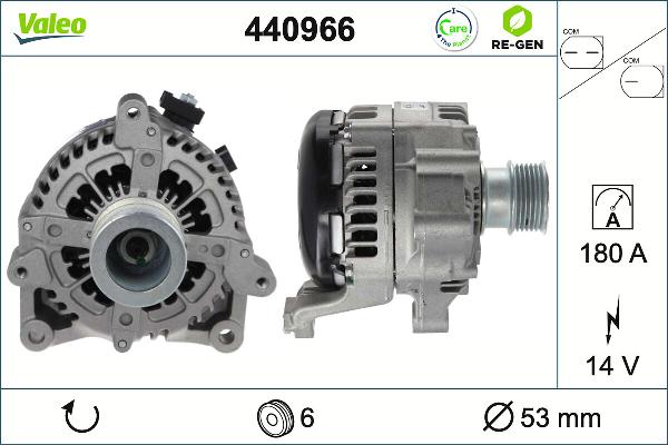 Valeo 440966 - Alternatore www.autoricambi360.it